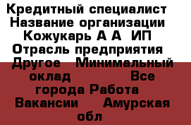 Кредитный специалист › Название организации ­ Кожукарь А.А, ИП › Отрасль предприятия ­ Другое › Минимальный оклад ­ 15 000 - Все города Работа » Вакансии   . Амурская обл.